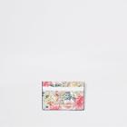 River Island Womens Floral Travel Card Holder