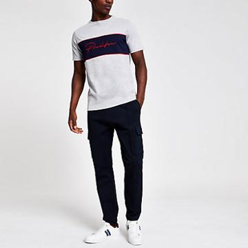 River Island Mens Utility Slim Fit Joggers