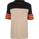 River Island Mensstone Print Colour Block Oversized T-shirt