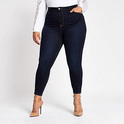 River Island Womens Plus Hailey High Rise Jeans