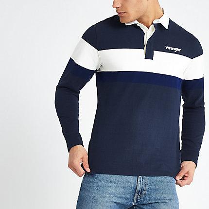 Mens Wrangler Rugby Shirt