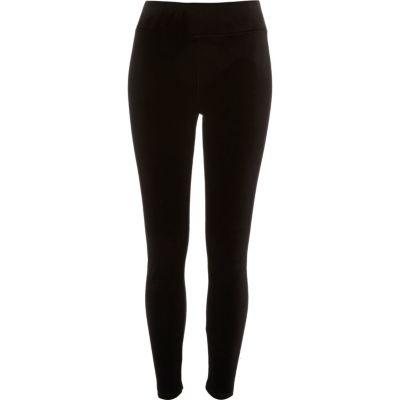 River Island Womens Velvet High Rise Leggings