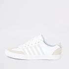River Island Mens K-swiss White Leather Addison Trainers