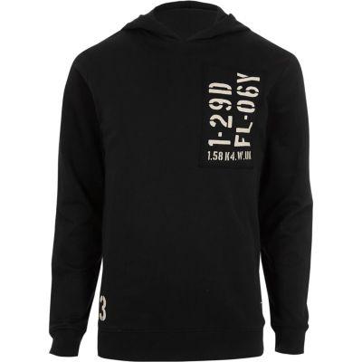 River Island Mens Only And Sons Print Patch Hoodie