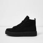 River Island Womens Lace Up Flatform Hi Tops