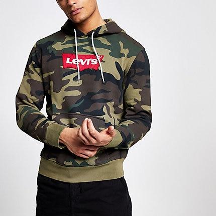 Mens Levi's Camo Hoodie
