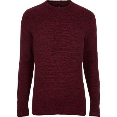 River Island Mens Knit Crew Neck Slim Fit Sweater
