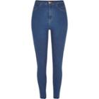 River Island Womens Bright Wash High Waisted Molly Jeggings