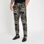 River Island Mens Print Smart Pants