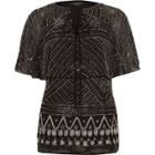 River Island Womens Embellished Cape Top