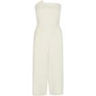 River Island Womens White Bandeau Culotte Jumpsuit