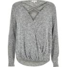 River Island Womens Strappy Wrap Front Top