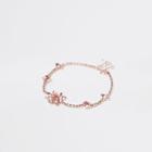 River Island Womens Rose Gold Tone Diamante Anklet