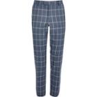 River Island Mens Check Suit Trousers