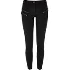 River Island Womens Zip Super Skinny Trousers Short Length