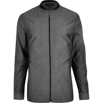 River Island Mens Bomber-style Shirt