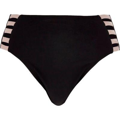 River Island Womens Strappy High Waisted Bikini Bottoms