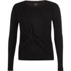 River Island Womens Ribbed Wrap Knot Front Knit Jumper