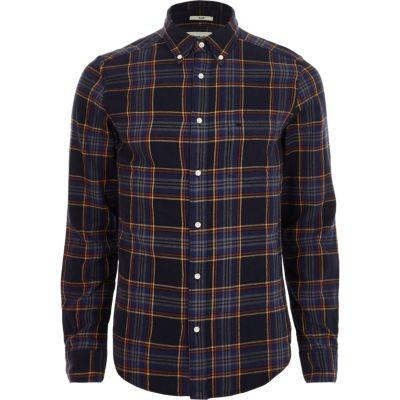 Mens Wrangler Long Sleeve Check Shirt