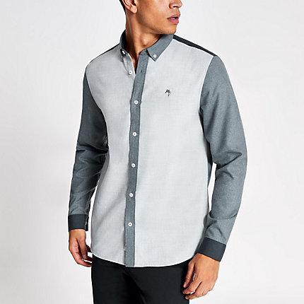 River Island Mens 'maison Riviera' Colour Block Shirt