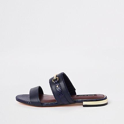 River Island Womens Snaffle Flat Sandals