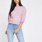 River Island Womens Knit Cropped Jumper