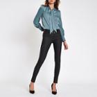 River Island Womens Tie Neck Loose Fit Blouse