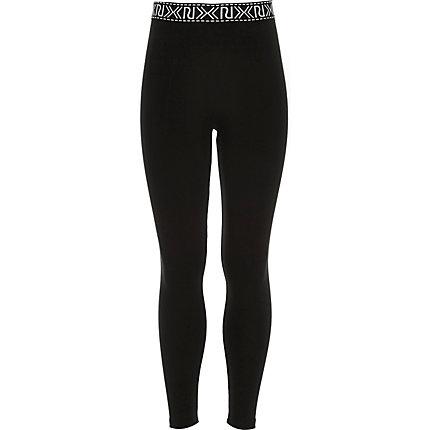 River Island Girls Branded Leggings