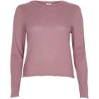 River Island Womens Ribbed Lace-up Back Top