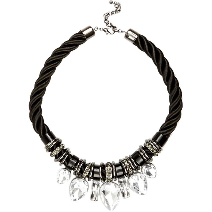 River Island Womens Chunky Rope Statement Necklace