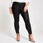 River Island Womens Plus Molly Coated Jeggings