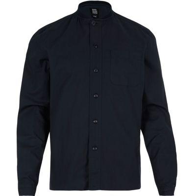 River Island Mens Ymc Ribbed Collar Shirt