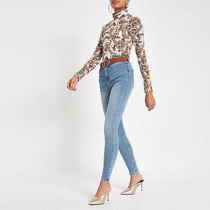 River Island Womens Harper High Rise Jeans