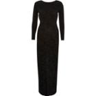 River Island Womens Sparkly Cross Back Maxi Dress