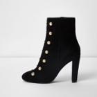 River Island Womens Military Stud Ankle Boots