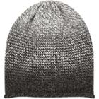 River Island Mensblack Faded Roll Edge Beanie Hat