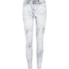 River Island Womens White Acid Wash Paint Effect Molly Jeggings