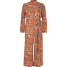 River Island Womens Print High Neck Cropped Jumpsuit