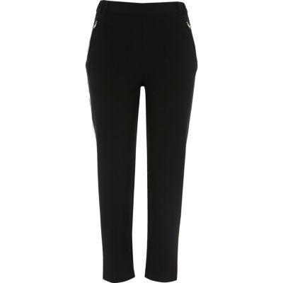 River Island Womens Contrast Side Panel Tapered Pants