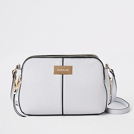 River Island Womens Triple Compartment Cross Body Bag