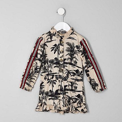 River Island Mini Girls Tropical Romper