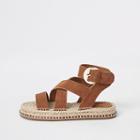 River Island Womens Suede Espadrille Sandals