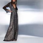 River Island Womens Embellished Choker Neck Maxi Dress