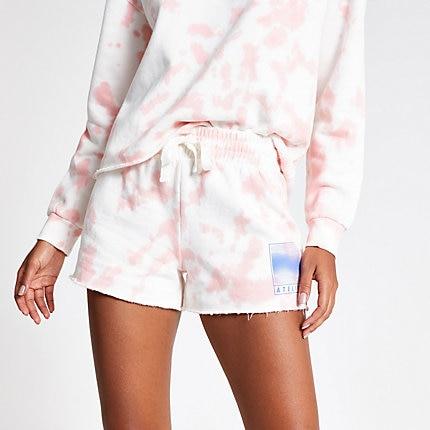 River Island Womens Tie Dye Runner Shorts