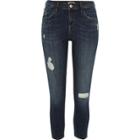 River Island Womens Petite Distressed Amelie Jeans