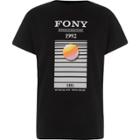 River Island Mens 'fony' Print Crew Neck T-shirt