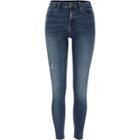 River Island Womens Distressed Amelie Super Skinny Jeans