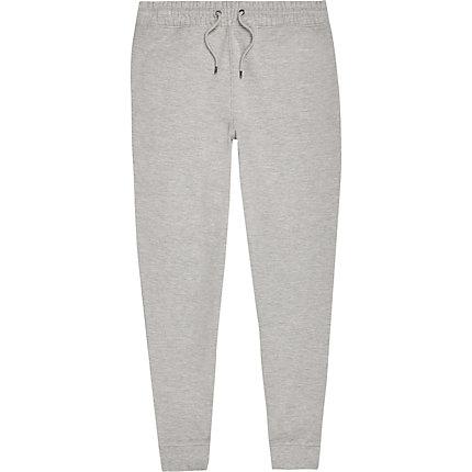 River Island Mens Marl Slim Fit Pique Jogger