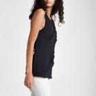 River Island Womens Ruffle Front Tank