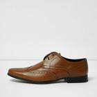 River Island Mens Leather Smart Brogues